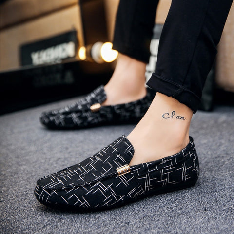 Men Loafers Men Shoes Casual Shoes Spring Summer Light Canvas Youth Shoes