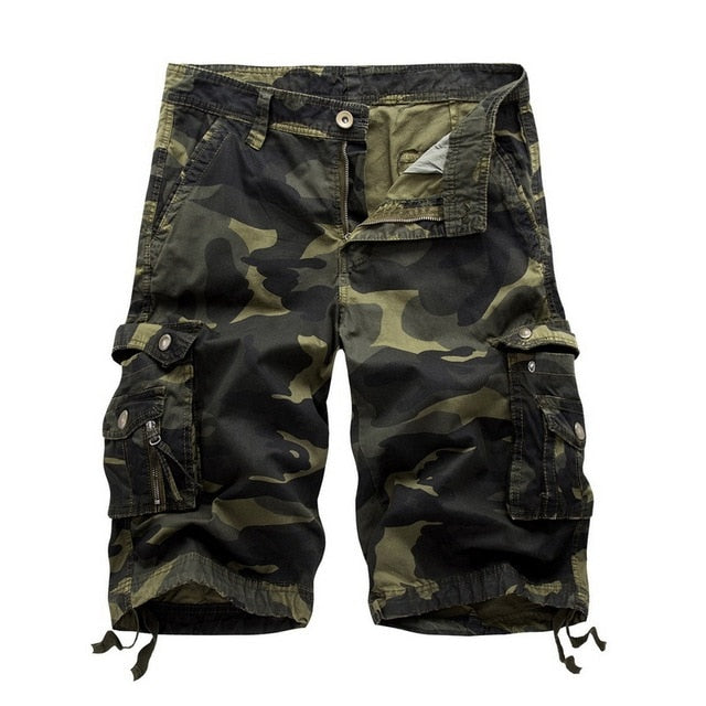 Cargo Shorts Men High Design Camouflage Military Shorts Homme Summer Outwear Hip Hop Casual Cargo Camo Men Shorts