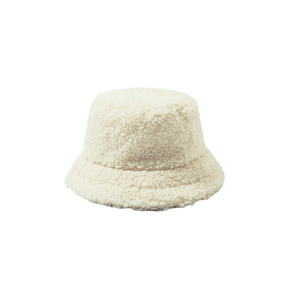 Sombrero con forma de cubo para mujer, sombreros de pescador de invierno, gorro de lana de punto versátil para ocio, ropa de calle para exteriores, gorro plegable de moda