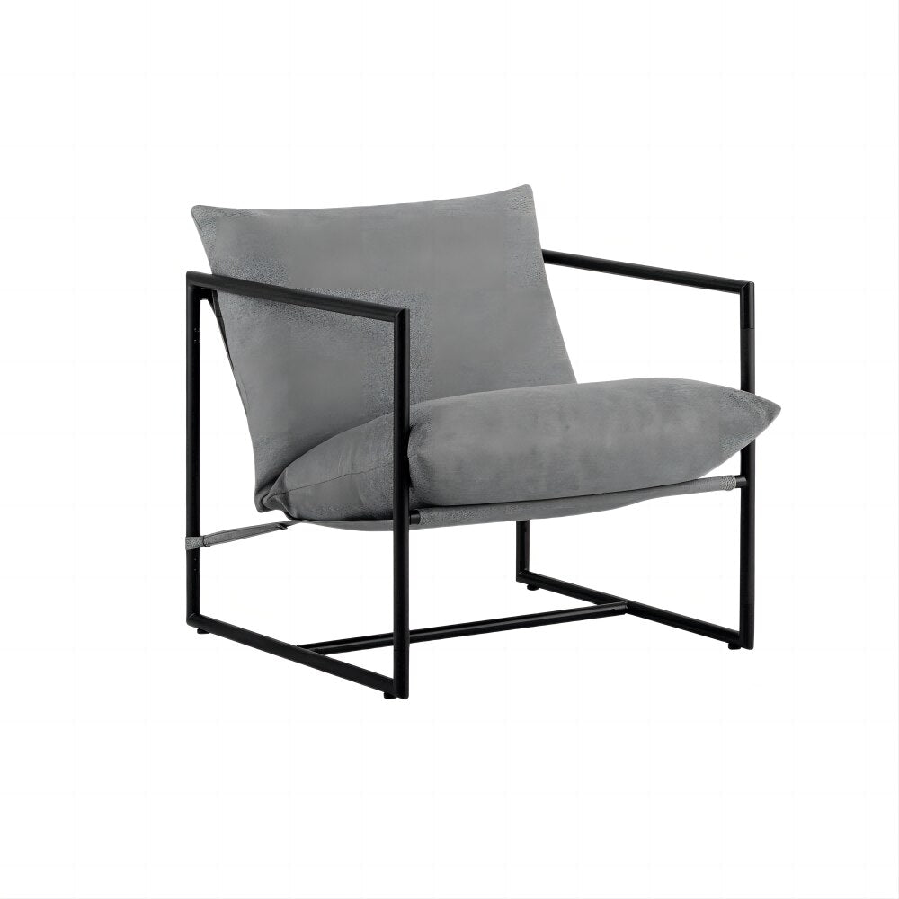 Aidan Metal Framed Sling Accent Chair chairs living room  lounge chair  furniture